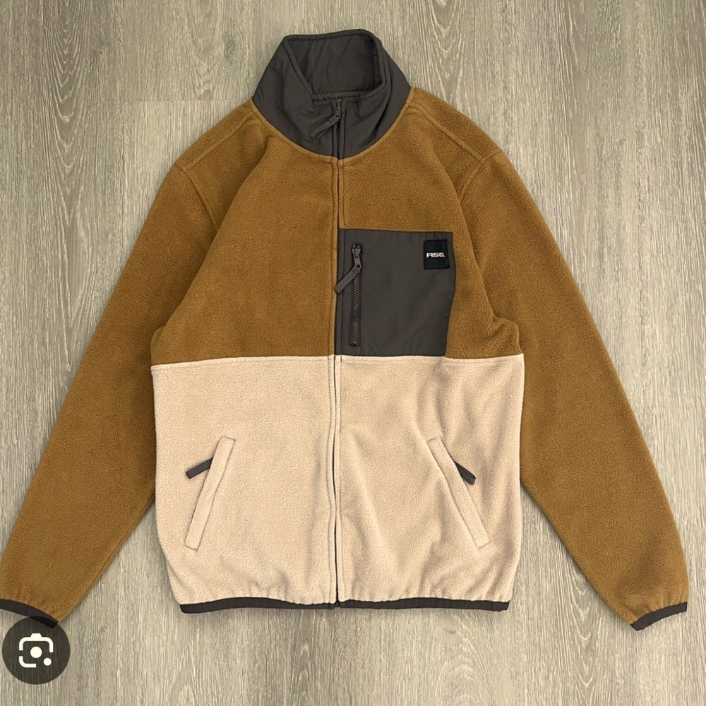 RSQ Neural colorblock Fleece Jacket with